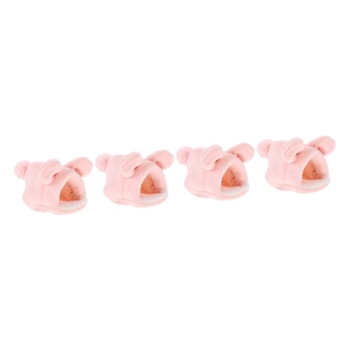 INOOMP 4 Stück Hamsternest süßes Hamsterbett Komfortables Meerschweinchennest tierkissen nagerhaus warmes Rattenhaus winterliches Rattennest verdicken Hamsterhaus der Lammsamt INOOMP 4 Stück Hamsternest süßes Hamsterbett Komfortables Meerschweinchennest tierkissen nagerhaus warmes Rattenhaus winterliches Rattennest verdicken Hamsterhaus der Lammsamt von INOOMP