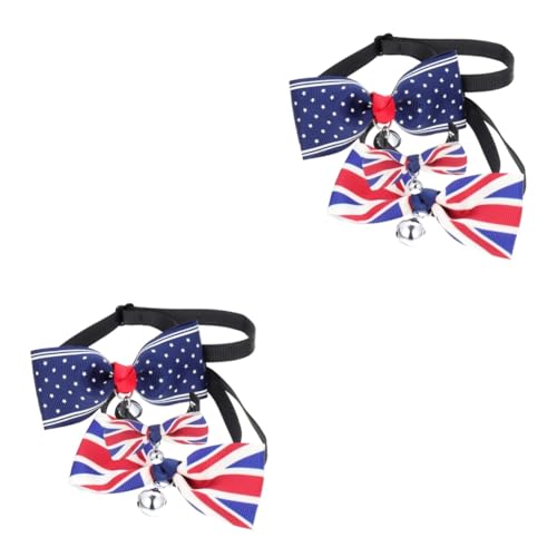 INOOMP 4 Stück Haustier Fliege pet Supplies haustierbedarf verstellbare Hundehalsbänder Haustierzubehör Halskette Zubehör für Hundekostüme Katzenhalsband mit Glocke Hündchen schmücken INOOMP 4 Stück Haustier Fliege pet Supplies haustierbedarf verstellbare Hundehalsbänder Haustierzubehör Halskette Zubehör für Hundekostüme Katzenhalsband mit Glocke Hündchen schmücken von INOOMP
