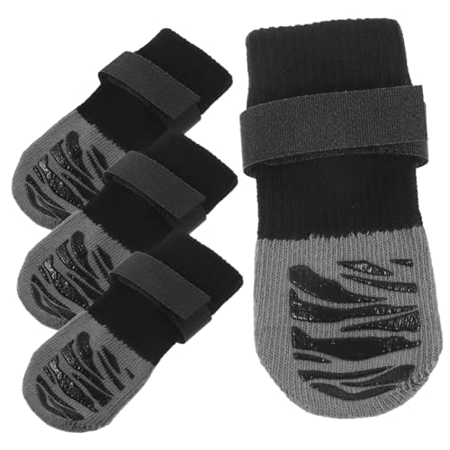 INOOMP Stilvolle Hund Socken Kompakte Waschbar Haustier Schuhe Wasser-beständig Griff für von INOOMP