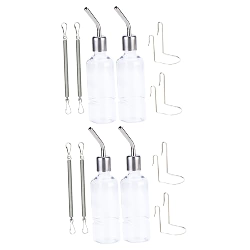 INOOMP 4stücke Hängende Trinkflasche Für Kleintiere Aus Edelstahl Und -freiem Auslaufsicher Für Meerschweinchen Hamster Chinchillas Und Kaninchen INOOMP 4stücke Hängende Trinkflasche Für Kleintiere Aus Edelstahl Und -freiem Auslaufsicher Für Meerschweinchen Hamster Chinchillas Und Kaninchen von INOOMP