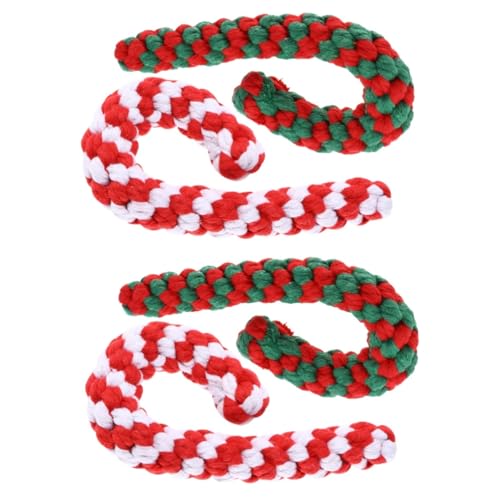 INOOMP 4 Stück Haustier Weihnachtsspielzeug Quietscher-Spielzeug Für Haustiere Beißspielzeug Für Welpen Weihnachten Hundezähne Spielzeug Welpen Beißender Ball Kauspielzeug Baumwollseil INOOMP 4 Stück Haustier Weihnachtsspielzeug Quietscher-Spielzeug Für Haustiere Beißspielzeug Für Welpen Weihnachten Hundezähne Spielzeug Welpen Beißender Ball Kauspielzeug Baumwollseil von INOOMP
