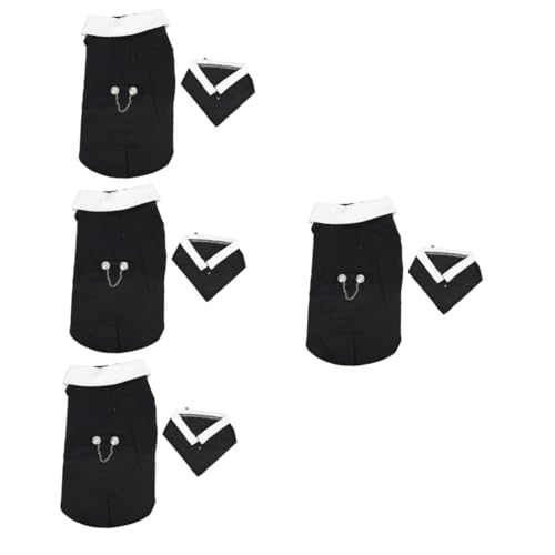 INOOMP 4 Stück Haustieranzug Formeller Anzug Für Hunde Formeller Smoking Für Hunde Verstellbarer Hunde-Smoking Hunde-Smoking-Ornament Hundekleidung Modekleidung Polyester Zubehör Hochzeit INOOMP 4 Stück Haustieranzug Formeller Anzug Für Hunde Formeller Smoking Für Hunde Verstellbarer Hunde-Smoking Hunde-Smoking-Ornament Hundekleidung Modekleidung Polyester Zubehör Hochzeit von INOOMP
