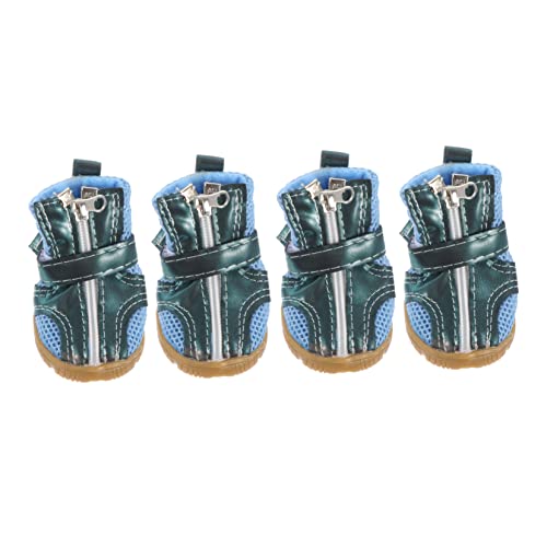 INOOMP 4 Stück Haustierschuhe Winterschuhe für Haustiere Pfotenschuhe für Welpen hundeschuhe Winterschuhe für Hunde Thermoschuhe für Haustiere Hundepfotenschutz der Hund Warme Schuhe Pu INOOMP 4 Stück Haustierschuhe Winterschuhe für Haustiere Pfotenschuhe für Welpen hundeschuhe Winterschuhe für Hunde Thermoschuhe für Haustiere Hundepfotenschutz der Hund Warme Schuhe Pu von INOOMP