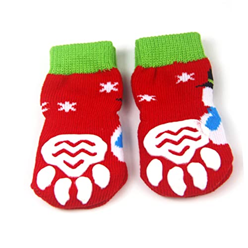 INOOMP 4 Stück Haustiersocken Weihnachtshundesocken Welpensocken Baumwollsocken Für Haustiere Warnschilder Für Spielzeug Kleine Hundesocken Hundezehengriffe Haustierzubehör Der Hund Rot INOOMP 4 Stück Haustiersocken Weihnachtshundesocken Welpensocken Baumwollsocken Für Haustiere Warnschilder Für Spielzeug Kleine Hundesocken Hundezehengriffe Haustierzubehör Der Hund Rot von INOOMP
