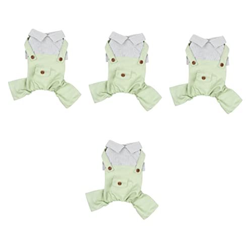 INOOMP 4 Stück Hunde-Overalls Atmungsaktive Hundebekleidung modische Haustierkleidung Pu hundekleidung Dog Clothes kleine Welpenkleidung Frühlings-Sommer-Welpenkleidung der Hund Polyester INOOMP 4 Stück Hunde-Overalls Atmungsaktive Hundebekleidung modische Haustierkleidung Pu hundekleidung Dog Clothes kleine Welpenkleidung Frühlings-Sommer-Welpenkleidung der Hund Polyester von INOOMP