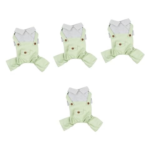 INOOMP 4stücke Kleidung Für Kleine Hunde Strapazierfähige Overalls Für Welpen Bequeme Und Stilvolle Hundebekleidung Für Frühling Und Herbst Für Besondere Anlässe Und Fotos INOOMP 4stücke Kleidung Für Kleine Hunde Strapazierfähige Overalls Für Welpen Bequeme Und Stilvolle Hundebekleidung Für Frühling Und Herbst Für Besondere Anlässe Und Fotos von INOOMP