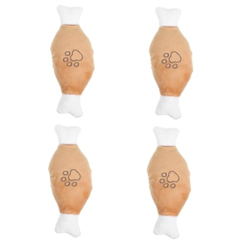 INOOMP 4stücke Squeaky Dog Toy Aus Plüsch Für Welpen Geräuschendes Langlebiges Kauspielzeug Zur Zahnpflege Für Spielspaß Für Hunde Jeden Alters von INOOMP