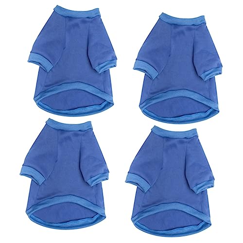 INOOMP 4stücke Kern-Titel Winter Hundepullover Für Kleine Und Mittlere Hunde Dicker Und Warmer Hundemantel Hautfreundliche Tierbekleidung Für Besondere Anlässe Und Alltag -Tail-Titel von INOOMP