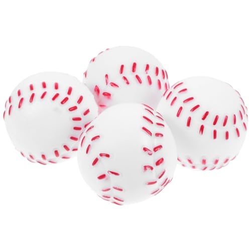 INOOMP Interaktives Beißspielzeug für Hunde 4 Stück Hundebälle Sichere Quietschbälle für Aggressive Kauer Tennisbälle für Hunde Haustierspielzeug für Aggressive Kauer INOOMP Interaktives Beißspielzeug für Hunde 4 Stück Hundebälle Sichere Quietschbälle für Aggressive Kauer Tennisbälle für Hunde Haustierspielzeug für Aggressive Kauer von INOOMP