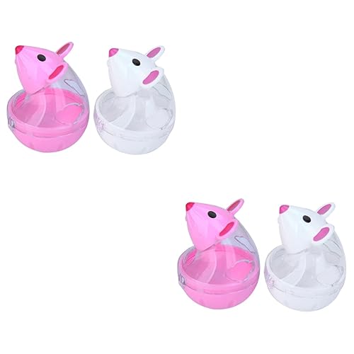 INOOMP 4stücke Katzenfutterspender Interaktives Spielzeug Mit -Design Für Katzen Automatischer Snack-Dispenser Weiß Und Rot Für Beschäftigung Und Training INOOMP 4stücke Katzenfutterspender Interaktives Spielzeug Mit -Design Für Katzen Automatischer Snack-Dispenser Weiß Und Rot Für Beschäftigung Und Training von INOOMP