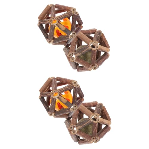 INOOMP 4 Stück Katzenspielzeugball Kätzchen Beißspielzeug Katze Katzenminze Teaser Katzenminze Bälle Katzenminze-Spielzeug Katzenbälle Spielzeug Molarenkugel Exquisite Kugel Holz Haustier INOOMP 4 Stück Katzenspielzeugball Kätzchen Beißspielzeug Katze Katzenminze Teaser Katzenminze Bälle Katzenminze-Spielzeug Katzenbälle Spielzeug Molarenkugel Exquisite Kugel Holz Haustier von INOOMP