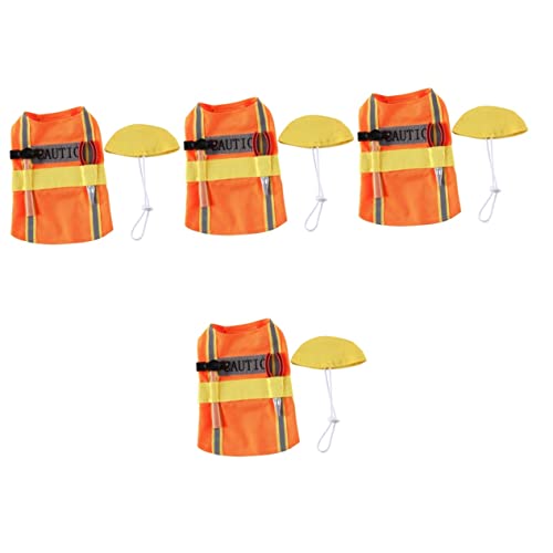 INOOMP 4 Stück Kleidung Für Haustiere Welpenkostüm Halloween-Accessoires Hund Reflektierende Weste Party-hundekostüm Reflektierende Kleidung Haustieranzug Kleiner Hund Polyester INOOMP 4 Stück Kleidung Für Haustiere Welpenkostüm Halloween-Accessoires Hund Reflektierende Weste Party-hundekostüm Reflektierende Kleidung Haustieranzug Kleiner Hund Polyester von INOOMP