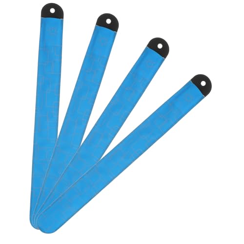 INOOMP 4 Stück LED-Pferde-Knöchelriemen laufgürtel Slap-Let-Armbänder für das Handgelenk Leuchtendes Armband LED-sicheres Blinklicht USB Reflektierende Riemen zum Gehen Stoff Himmelblau INOOMP 4 Stück LED-Pferde-Knöchelriemen laufgürtel Slap-Let-Armbänder für das Handgelenk Leuchtendes Armband LED-sicheres Blinklicht USB Reflektierende Riemen zum Gehen Stoff Himmelblau von INOOMP