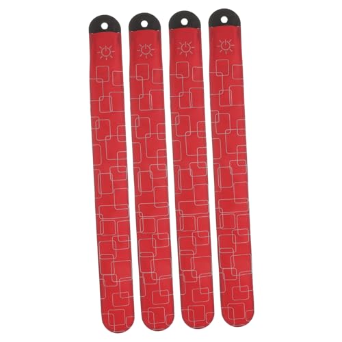 INOOMP 4 Stück Led-Pferde-knöchelriemen Reflektierende Riemen Zum Gehen Led-armbänder Für Nachtwanderungen Glühgürtel Lichter Zum Laufen in Der Nacht Led-ladearmband Led-Armband Stoff Rot INOOMP 4 Stück Led-Pferde-knöchelriemen Reflektierende Riemen Zum Gehen Led-armbänder Für Nachtwanderungen Glühgürtel Lichter Zum Laufen in Der Nacht Led-ladearmband Led-Armband Stoff Rot von INOOMP