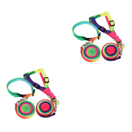 INOOMP 4 Stück Leine Geschirr für Welpen Hundehalsband Hund zieht Seil einstellbar Verstellbarer Handgriff gürtel Nylon hundegurt Haustier Hund Zugband Haustierzubehör die Katze Kordelzug INOOMP 4 Stück Leine Geschirr für Welpen Hundehalsband Hund zieht Seil einstellbar Verstellbarer Handgriff gürtel Nylon hundegurt Haustier Hund Zugband Haustierzubehör die Katze Kordelzug von INOOMP