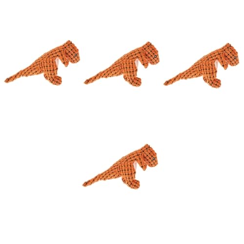 INOOMP 4 Stück Quietschendes Dinosaurier-Spielzeug Weiches Plüschtier Für Hunde Cartoon-welpen-Spielzeug Hundespielzeug Plüschspielzeug Für Hunde Karikatur Pp Baumwolle Indoor-Hund Rot INOOMP 4 Stück Quietschendes Dinosaurier-Spielzeug Weiches Plüschtier Für Hunde Cartoon-welpen-Spielzeug Hundespielzeug Plüschspielzeug Für Hunde Karikatur Pp Baumwolle Indoor-Hund Rot von INOOMP