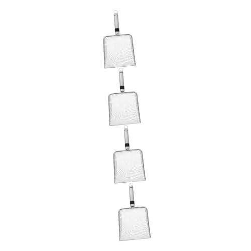 INOOMP 4 Stück Schaufel für Katzenstreu Katzenkotschaufel Katzenbedarf katzenklo zubehör pet Supplies Haustierzubehör Müllschaufel Abfallschaufel aus Metall Rostfreier Stahl Silver INOOMP 4 Stück Schaufel für Katzenstreu Katzenkotschaufel Katzenbedarf katzenklo zubehör pet Supplies Haustierzubehör Müllschaufel Abfallschaufel aus Metall Rostfreier Stahl Silver von INOOMP