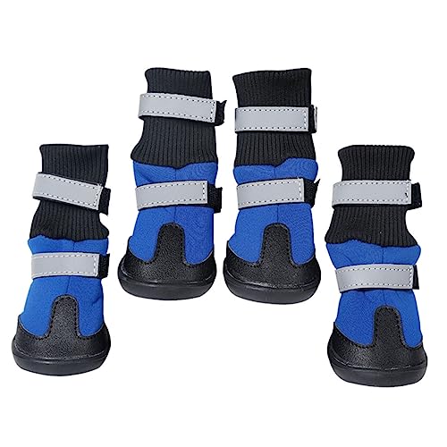 INOOMP 4 Stück Schneestiefel für Haustiere Schuhsohlenschutz Anti-Rutsch-Schuhe für Haustiere hundeschuhe Winterschuhe für Hunde warme Winterschuhe für Haustiere Stiefel für Hunde Vlies INOOMP 4 Stück Schneestiefel für Haustiere Schuhsohlenschutz Anti-Rutsch-Schuhe für Haustiere hundeschuhe Winterschuhe für Hunde warme Winterschuhe für Haustiere Stiefel für Hunde Vlies von INOOMP