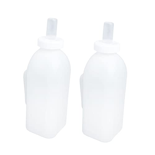 INOOMP 4 Stück Stillflasche für Haustiere tierfutter kälberflasche kleine Gießkanne Ziegenflaschen zum Füttern von Ziegen milchkännchen Babyflasche Kälberfütterung Milchtränke für Kälber von INOOMP