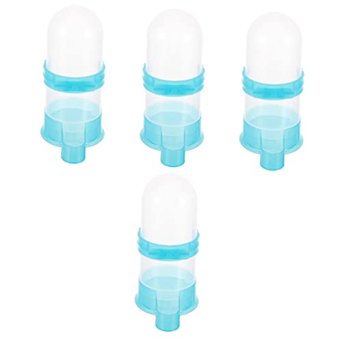 INOOMP 4 Stück Taubentrinker tränkebecken wasserbecken Vogelfutterautomat für Käfig Wasserspender für Tauben Vogel Fütterer Wasserspender für Haustiervögel Wasserbehälter für Tauben von INOOMP