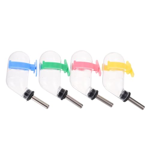 INOOMP 4stücke Hamster Trinkflasche Aus Wasserspender Für Kleine Haustiere Rostfrei Einfach Zu Befestigen Für Glückliches Trinken INOOMP 4stücke Hamster Trinkflasche Aus Wasserspender Für Kleine Haustiere Rostfrei Einfach Zu Befestigen Für Glückliches Trinken von INOOMP
