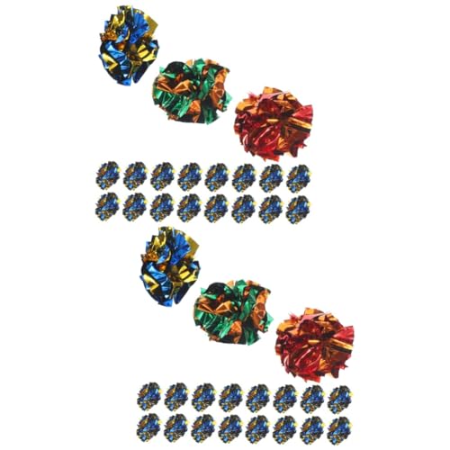 INOOMP 40stücke Teiliges Katzenspielzeug Knisterbälle Für Katzen Und Kätzchen Interaktive Spielzeuge Mit Geräusch Fördert Spielerische Aktivität Und Bindung Zufällige Farben INOOMP 40stücke Teiliges Katzenspielzeug Knisterbälle Für Katzen Und Kätzchen Interaktive Spielzeuge Mit Geräusch Fördert Spielerische Aktivität Und Bindung Zufällige Farben von INOOMP