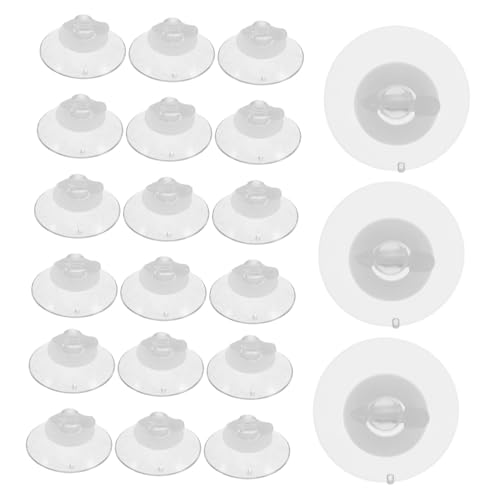 INOOMP 40stücke Saugnäpfe Für Aquarien Transparent Installieren Entfernen Für Glastanks Terrarien Und Haustierzubehör Vielseitige Anwendung Für Badezimmer Und Küche von INOOMP