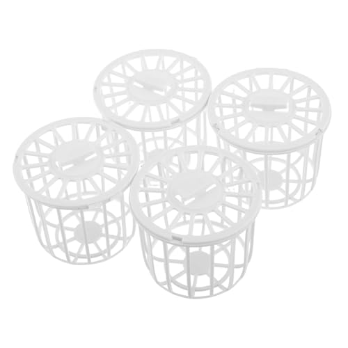 INOOMP 4stücke Kunststoff Vogelnistkästen Für Kanarienvögel Vogelbrutkasten Mit Korbdesign Als Nistmaterial Für Kleine Vögel Im Käfig von INOOMP
