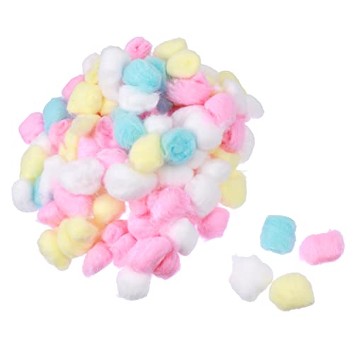 INOOMP 5er-Pack Bunte Getrocknete Wattebällchen für Hamster Warme Bettwäsche Haustierdecke von INOOMP