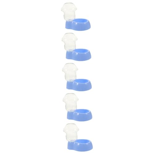 INOOMP 5 Sätze Trinkschale Wasserschale Wassernäpfe für Groß brunnenkresse springbrunnen Automatisches Werkzeug zum Füttern von Haustieren Wasserspender mit großem Fassungsvermögen Pilz von INOOMP