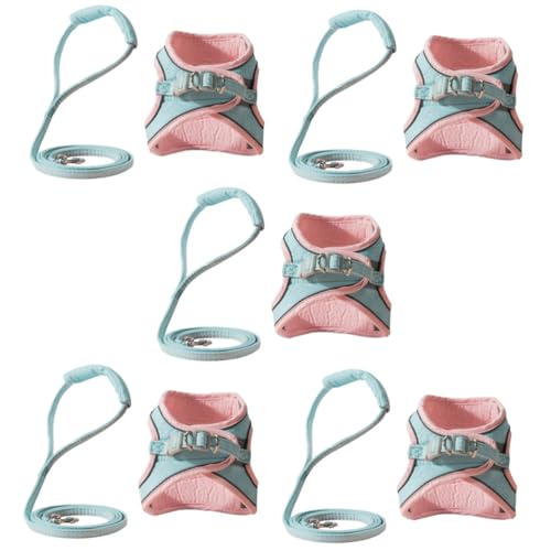 INOOMP 5 Sets Modische Katzenleine Verstellbares Zugseil Klein Leicht Für Mit Haustieren INOOMP 5 Sets Modische Katzenleine Verstellbares Zugseil Klein Leicht Für Mit Haustieren von INOOMP