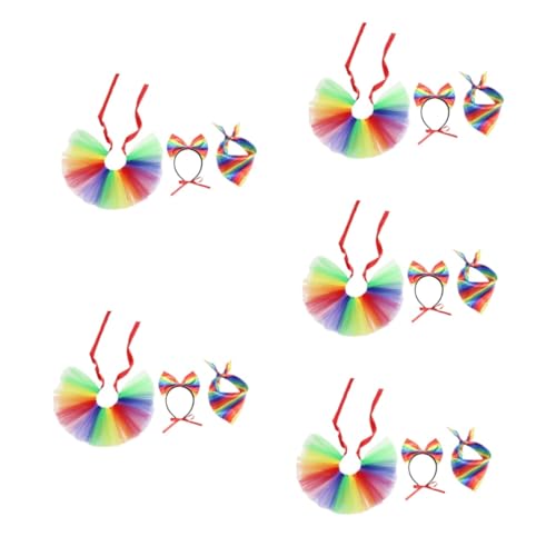 INOOMP 5 Sets Stolz-Monatsdekorationen Welpen-Stolz-Regenbogen-Haustierkostüm Hund-Regenbogen-Stirnband Kleines Hundekostüm Tutu Für Hunde Stolz-Hundezubehör Outfit-Kostüme INOOMP 5 Sets Stolz-Monatsdekorationen Welpen-Stolz-Regenbogen-Haustierkostüm Hund-Regenbogen-Stirnband Kleines Hundekostüm Tutu Für Hunde Stolz-Hundezubehör Outfit-Kostüme von INOOMP