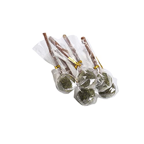 INOOMP Grass Stick Für Haustier 5 Stück Schleifen Backenzähne Spielzeug Interaktives Kauspielzeug Für Kleintiere Hamster von INOOMP