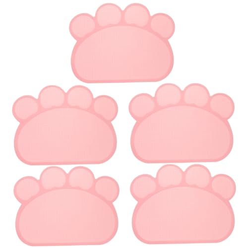 INOOMP 5 Stück Haustier Fütterungsmatte Tischsets Welpen Und Hunde Pads Wiederverwendbare Tierfuttermatte Kätzchen Wassernapf Matte Hundefuttermatte Dicke Matte Hundezubehör INOOMP 5 Stück Haustier Fütterungsmatte Tischsets Welpen Und Hunde Pads Wiederverwendbare Tierfuttermatte Kätzchen Wassernapf Matte Hundefuttermatte Dicke Matte Hundezubehör von INOOMP