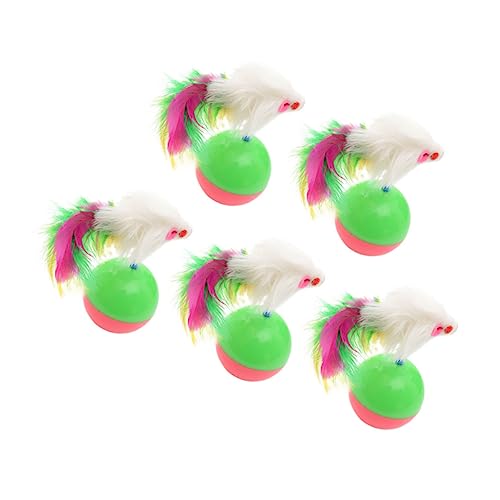 INOOMP Bunte 5pcs Mäuse Tumbler Spielzeug Lustige Katze Teaser Tumbler Design für Shop INOOMP Bunte 5pcs Mäuse Tumbler Spielzeug Lustige Katze Teaser Tumbler Design für Shop von INOOMP