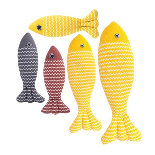 INOOMP 5 Stück Katzenspielzeug Katzenminzenspielzeug Realistische Fischform Katzenkissenspielzeug Kleines Kätzchenspielzeug Haustier Kauspielzeug Mit Katzenminze Katzen INOOMP 5 Stück Katzenspielzeug Katzenminzenspielzeug Realistische Fischform Katzenkissenspielzeug Kleines Kätzchenspielzeug Haustier Kauspielzeug Mit Katzenminze Katzen von INOOMP