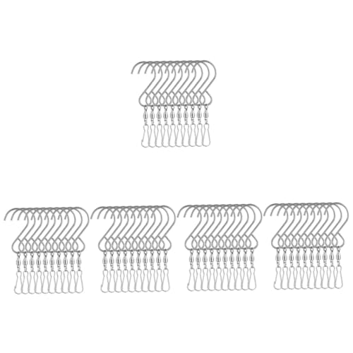 INOOMP 50 Stück Windspiel Haken Vom Typ s Hängender Blumentopf Blumengirlandendekorationen Strumpfhalter Für Den Kamin Pflanzendekor Drehhaken Rotieren Rostfreier Stahl Metall Sockenhaken INOOMP 50 Stück Windspiel Haken Vom Typ s Hängender Blumentopf Blumengirlandendekorationen Strumpfhalter Für Den Kamin Pflanzendekor Drehhaken Rotieren Rostfreier Stahl Metall Sockenhaken von INOOMP