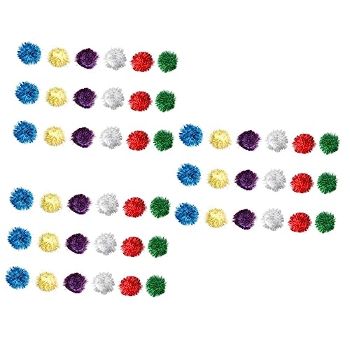 INOOMP 54stücke Katzen Spielzeug Mit Glitzer Bällen Interaktive Tinsel Bälle Für Katzenspaß Und Bewegung Für Katzen Zum Jagen Und Spielen Zufällige Farben INOOMP 54stücke Katzen Spielzeug Mit Glitzer Bällen Interaktive Tinsel Bälle Für Katzenspaß Und Bewegung Für Katzen Zum Jagen Und Spielen Zufällige Farben von INOOMP