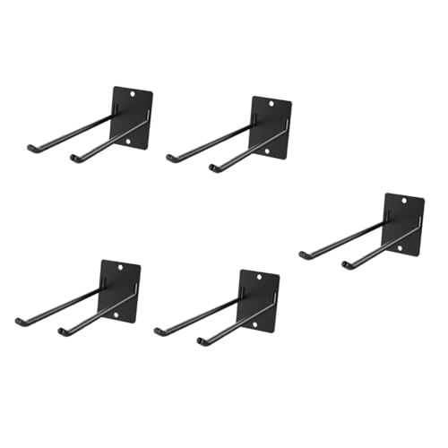 INOOMP 5stücke Besenhalter Wandhalterung Aus Eisen Für Gartenwerkzeuge Platzsparend Installieren Für Besen Mop Schaufel Und Mehr Für Garage Und Garten von INOOMP