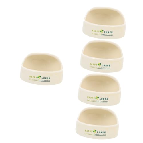INOOMP 5St Futternapf für Hamster Meerschweinchenschale Futterhäuschen für Kaninchen Hamster Futternapf Keramik Futternapf Hamsternapf Futterbehälter für kleine Haustiere Igel Zubringer INOOMP 5St Futternapf für Hamster Meerschweinchenschale Futterhäuschen für Kaninchen Hamster Futternapf Keramik Futternapf Hamsternapf Futterbehälter für kleine Haustiere Igel Zubringer von INOOMP