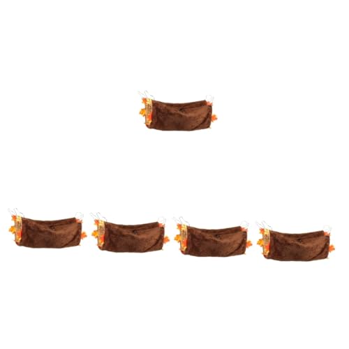 INOOMP 5st Hamster-tunnelnest Hasenspielzeug Versteck Für Meerschweinchen in Der Ecke Scrump Plüsch Entzückende Chinchilla-hängematte Frettchen Röhre Flanell Zwischenstock Haustierkäfig von INOOMP