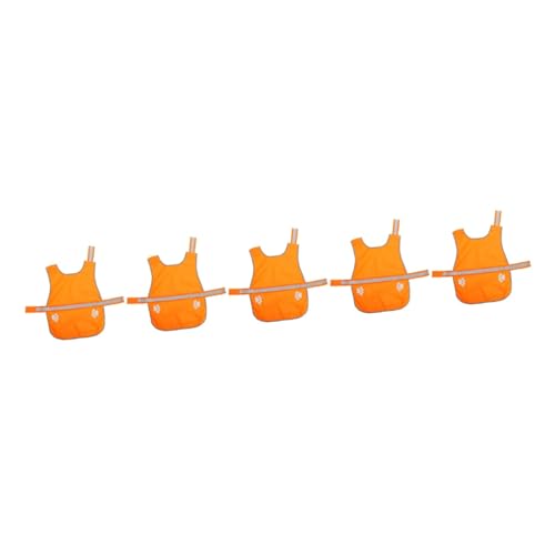 INOOMP 5St Hund reflektierende Weste Welpenweste Haustier-Hundekleidung Reflektorweste hundewarnwesten Hunde Warnweste Haustierweste Outdoor-Haustierkleidung Oxford-Stoff Orange INOOMP 5St Hund reflektierende Weste Welpenweste Haustier-Hundekleidung Reflektorweste hundewarnwesten Hunde Warnweste Haustierweste Outdoor-Haustierkleidung Oxford-Stoff Orange von INOOMP