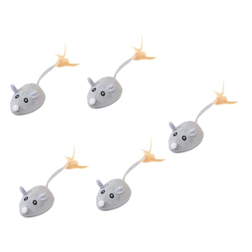INOOMP 5St Katzenspielzeug Automatisches Katzenspielzeug Simulations-Mäuse-Modell interaktives Spielzeug Kitten Spielzeug Plüschtier Spielzeuge interessantes Mausspielzeug drinnen INOOMP 5St Katzenspielzeug Automatisches Katzenspielzeug Simulations-Mäuse-Modell interaktives Spielzeug Kitten Spielzeug Plüschtier Spielzeuge interessantes Mausspielzeug drinnen von INOOMP