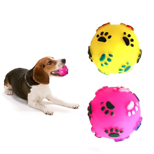INOOMP 5St Pet-Ball-Spielzeug sankastenspielsachen Hunde beschäftigung hundeball Dogs Toys Haustier quietscht quietschend Spielzeuge Spielzeug für Haustiere Ballspielzeug für Hunde singen von INOOMP