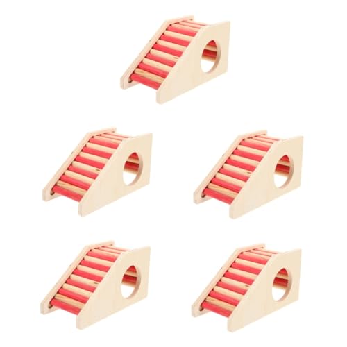 INOOMP 5stücke Holz Hamsterhaus Mit Leiter Multifunktionales Versteck Für Kleine Nager Für Hamster Und Meerschweinchen Bietet Gemütlichen Rückzugsort Und Spielmöglichkeiten INOOMP 5stücke Holz Hamsterhaus Mit Leiter Multifunktionales Versteck Für Kleine Nager Für Hamster Und Meerschweinchen Bietet Gemütlichen Rückzugsort Und Spielmöglichkeiten von INOOMP