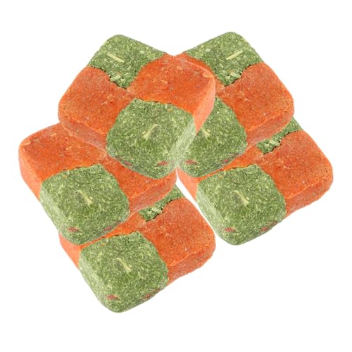 INOOMP 5 Leckereien Bunny Meerschweinchen Snacks Natürliche Graskuchen für EIN Gesundes Tägliches des Haustiers von INOOMP