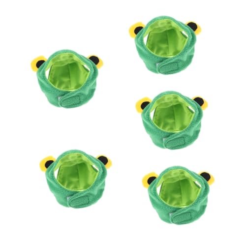 INOOMP 5 Stücke Einzigartige Hund Und Katze Hut Frosch Material Sicher Für Haustiere Täglichen Tragen Party Zubehör von INOOMP