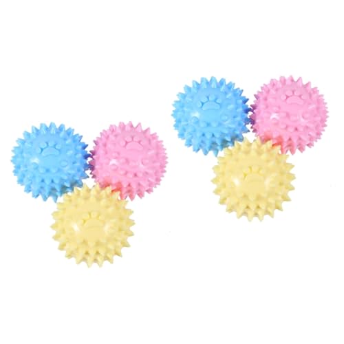 INOOMP 6 STK Ball Zur Zahnreinigung Mini Kauball Für Haustiere Spielzeuge Leckerli-Puzzles Für Kleine Hunde Welpen-Puzzle Hund Spielt Spielzeug Spitze Thermoplast Beißen Sie Den Ball INOOMP 6 STK Ball Zur Zahnreinigung Mini Kauball Für Haustiere Spielzeuge Leckerli-Puzzles Für Kleine Hunde Welpen-Puzzle Hund Spielt Spielzeug Spitze Thermoplast Beißen Sie Den Ball von INOOMP