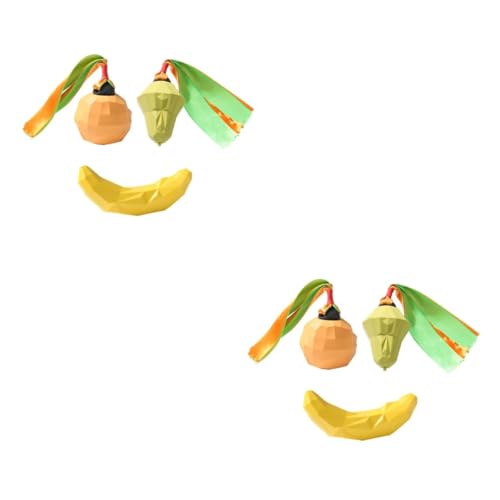INOOMP 6 STK Beißspielzeug für Haustiere Zahnbürste für kleine Hunde Quietschende Kauspielzeuge für Welpen Dog chew Toy hundekauspielzeuge Kauspielzeug für Haustiere Obst Zubringer Gummi INOOMP 6 STK Beißspielzeug für Haustiere Zahnbürste für kleine Hunde Quietschende Kauspielzeuge für Welpen Dog chew Toy hundekauspielzeuge Kauspielzeug für Haustiere Obst Zubringer Gummi von INOOMP