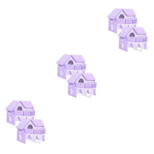 INOOMP 3sets Hamster Hideaway PVC Meerschweinchen Spielzeug Komfortable Hideout Villa Für Haustiere 2 Stücke * 3 INOOMP 3sets Hamster Hideaway PVC Meerschweinchen Spielzeug Komfortable Hideout Villa Für Haustiere 2 Stücke * 3 von INOOMP